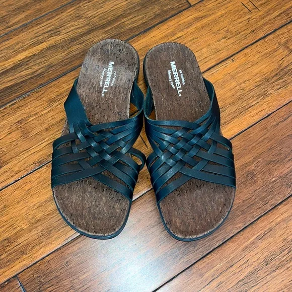 Air cushion merrell memory foam sandals hotsell